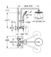 GROHE EUPHORIA 180 SYSTEM